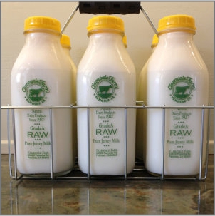 Claravale Cow Milk Quart w/$3 Bottle Deposit